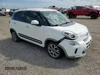 2014 FIAT 500L Trekking with VIN ZFBCFADH4EZ016712, listed as a Copart auction lot 71283484 with 127,058 mi miles and Salvage title. Bid and sale history available at DreamBid. Image 10.