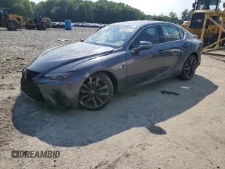 2021 Lexus IS 350 F Sport with VIN JTHGZ1E25M5022412, listed as a Copart auction lot 63022165 with Not provided miles and Salvage title. Bid and sale history available at DreamBid. Image 1.