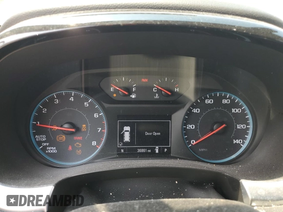 2021 Chevrolet Traverse LS with VIN 1GNERFKW6MJ194590, listed as a Copart auction lot 64008554 with 36,861 mi miles and Salvage Title. Bid and sale history available at carsss.com. Image 9.
