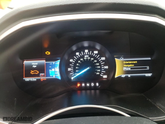 2016 Ford Edge SEL with VIN 2FMPK4J96GBB14232, listed as a Copart auction lot 49233525 with 130,710 mi miles and Salvage Title. Bid and sale history available at carsss.com. Image 9.