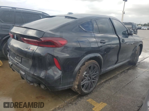 2025 BMW X6 M with VIN 5YM23ET08S9W88182, listed as a Copart auction lot 74625394 with 1,281 mi miles and Non Repairable. Bid and sale history available at carsss.com. Image 3.