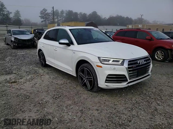 2018 Audi SQ5 Premium Plus with VIN WA1A4AFY0J2231296, listed as a Copart auction lot 85218374 with 50,616 mi miles and Salvage Title. Bid and sale history available at DreamBid. Image 14.