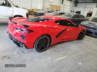 2022 Chevrolet Corvette 2LT with VIN 1G1YB2D49N5100574, listed as a Copart auction lot 60248394 with 6,066 mi miles and Salvage Title. Bid and sale history available at carsss.com. Image 3.