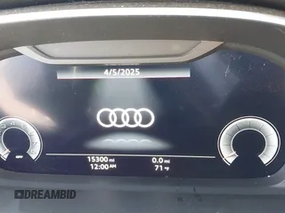 2021 Audi Q3 S line Premium Plus with VIN WA1EECF37M1044601, listed as a IAAI auction lot 41993498 with 15,300 mi miles. Bid and sale history available at carsss.com. Image 7.