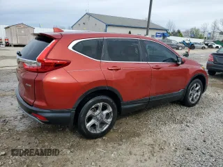 2018 Honda CR-V EX-L with VIN 2HKRW2H87JH661797, listed as a Copart auction lot 52279815 with 90,270 mi miles and Salvage Title. Bid and sale history available at carsss.com. Image 3.