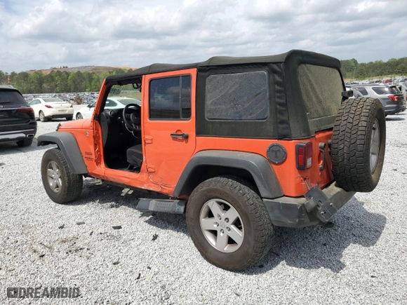 2015 Jeep Wrangler Unlimited Sport with VIN 1C4HJWDGXFL726174, listed as a Copart auction lot 51895295 with 107,377 mi miles and Salvage Title. Bid and sale history available at carsss.com. Image 2.