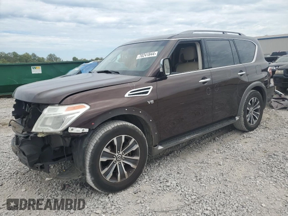 2017 Nissan Armada SV with VIN JN8AY2NDXH9003083, listed as a Copart auction lot 70241844 with 141,150 mi miles and Salvage Title. Bid and sale history available at carsss.com. Image 1.