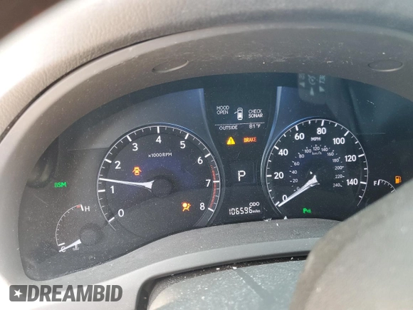 2013 Lexus RX 350 with VIN 2T2BK1BA8DC211923, listed as a Copart auction lot 62286425 with 106,596 mi miles and Clean title. Bid and sale history available at DreamBid. Image 9.