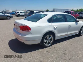 2013 Volkswagen Passat SE with VIN 1VWBN7A31DC056185, listed as a IAAI auction lot 42466848 with 95,484 mi miles and . Bid and sale history available at DreamBid. Image 4.