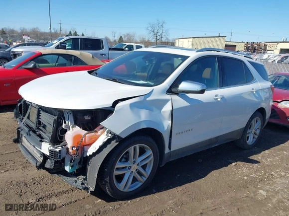 2018 Chevrolet Equinox Premier with VIN 2GNAXVEV7J6170339, listed as a IAAI auction lot 41725248 with 129,890 mi miles. Bid and sale history available at carsss.com. Image 2.