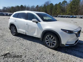 2021 Mazda CX-9 Carbon Edition with VIN JM3TCBDY7M0537378, listed as a Copart auction lot 43446575 with 51,650 mi miles and Salvage title. Bid and sale history available at DreamBid. Image 4.