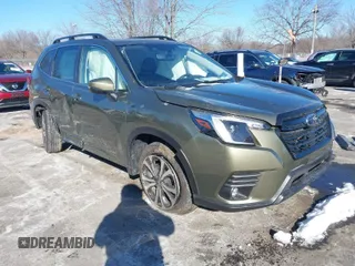 2024 Subaru Forester Limited with VIN JF2SKALC7RH423320, listed as a IAAI auction lot 41417270 with 7,506 mi miles. Bid and sale history available at carsss.com. Image 1.