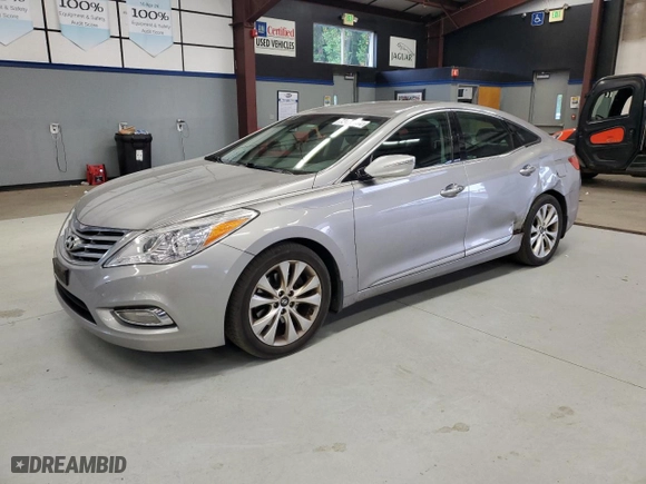 2012 Hyundai Azera with VIN KMHFG4JG0CA187081, listed as a Copart auction lot 73174844 with 137,080 mi miles and Salvage Title. Bid and sale history available at carsss.com. Image 1.