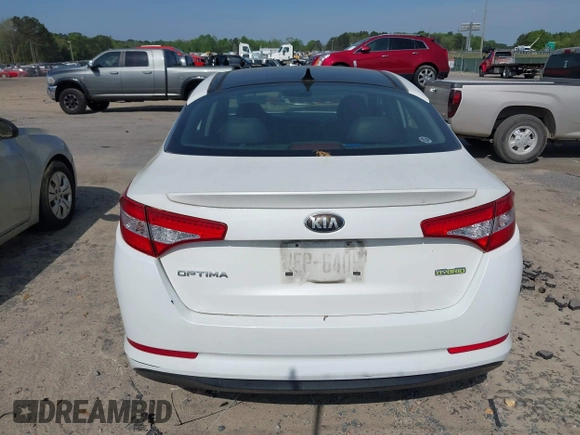 2012 Kia Optima Hybrid with VIN KNAGM4AD9C5033272, listed as a IAAI auction lot 42014808 with 173,740 mi miles. Bid and sale history available at carsss.com. Image 15.