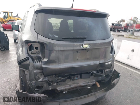 2017 Jeep Renegade Latitude with VIN ZACCJABB2HPG16741, listed as a IAAI auction lot 41746500 with 36,619 mi miles. Bid and sale history available at carsss.com. Image 16.
