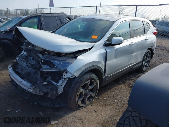 2018 Honda CR-V EX with VIN 5J6RW2H54JL029755, listed as a IAAI auction lot 42049052 with 94,458 mi miles. Bid and sale history available at carsss.com. Image 17.