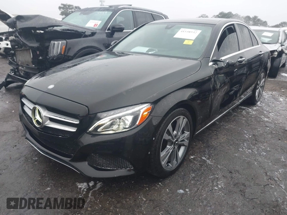 2015 Mercedes-Benz C-Class C 300 with VIN 55SWF4JB9FU089625, listed as a IAAI auction lot 41538932 with 129,101 mi miles. Bid and sale history available at carsss.com. Image 17.