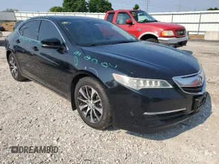 2015 Acura TLX Technology with VIN 19UUB1F57FA015832, listed as a Copart auction lot 59183235 with 84,395 mi miles and Salvage title. Bid and sale history available at DreamBid. Image 4.