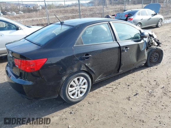 2012 Kia Forte EX with VIN KNAFU4A25C5521998, listed as a IAAI auction lot 41705662 with 129,394 mi miles. Bid and sale history available at carsss.com. Image 4.