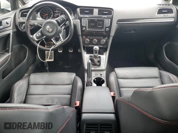 2017 Volkswagen Golf GTI Autobahn with VIN 3VW547AU5HM021131, listed as a Copart auction lot 71445474 with 121,060 mi miles and Salvage Title. Bid and sale history available at carsss.com. Image 8.
