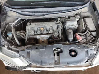 2013 Honda Civic LX with VIN 2HGFB2F52DH509724, listed as a Copart auction lot 54109225 with 109,034 mi miles and Salvage Title. Bid and sale history available at DreamBid. Image 11.