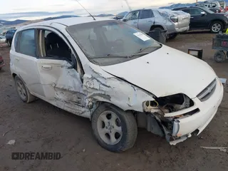 2008 Chevrolet Aveo LS with VIN KL1TD66618B260365, listed as a IAAI auction lot 41145093 with Not Provided miles and . Bid and sale history available at DreamBid. Image 1.