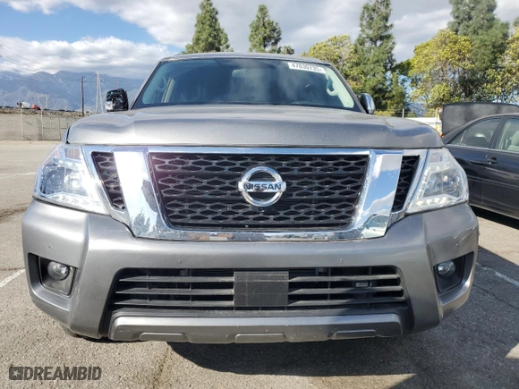 2019 Nissan Armada SL with VIN JN8AY2ND7KX010527, listed as a Copart auction lot 47830735 with NaN miles and Salvage Title. Bid and sale history available at carsss.com. Image 5.