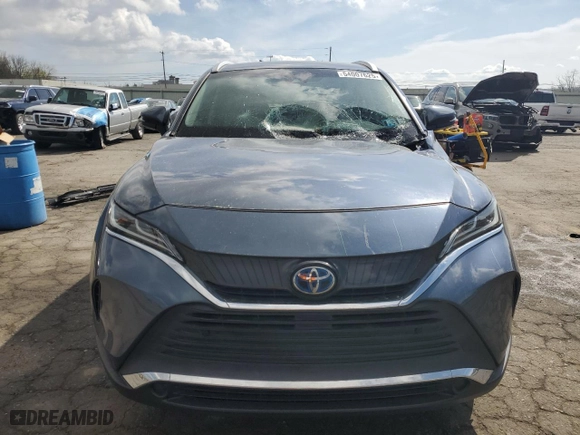 2021 Toyota Venza LE with VIN JTEAAAAH8MJ066190, listed as a Copart auction lot 54007625 with 14,867 mi miles and Salvage Title. Bid and sale history available at carsss.com. Image 5.