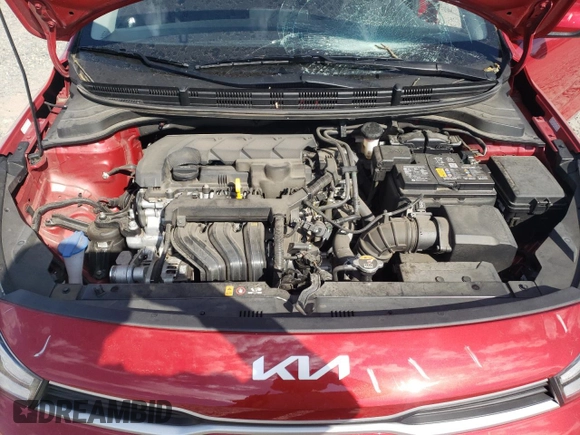 2022 Kia Rio S with VIN 3KPA24ADXNE441723, listed as a Copart auction lot 60520334 with 37,901 mi miles and Salvage Title. Bid and sale history available at carsss.com. Image 13.