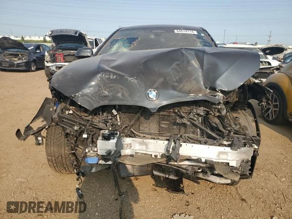 2021 BMW X6 M50i with VIN 5UXCY8C05M9H31042, listed as a Copart auction lot 64614714 with 0 mi miles and Salvage Title. Bid and sale history available at carsss.com. Image 5.