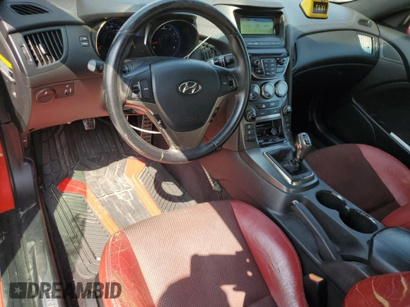 2013 Hyundai Genesis Coupe R-Spec z VIN KMHHU6KJ9DU111818, wystawiony jako Copart lot #50524205 z przebiegiem 113 465 mil mil oraz Czysty tytuł • Clean title. Historia ofert i sprzedaży dostępna na DreamBid. Obrazek 8.