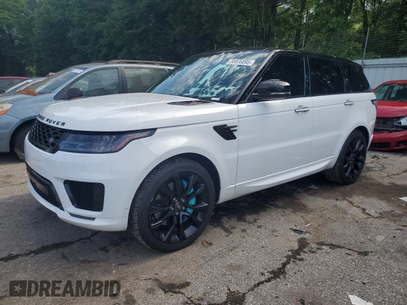 2022 Land Rover Range Rover Sport HST with VIN SALWS2RU4NA229832, listed as a Copart auction lot 55836095 with 47,540 mi miles and Salvage title. Bid and sale history available at DreamBid. Image 1.