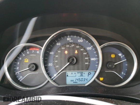 2016 Toyota Corolla L with VIN 2T1BURHE1GC528132, listed as a Copart auction lot 51324135 with 145,034 mi miles and Salvage Title. Bid and sale history available at DreamBid. Image 9.