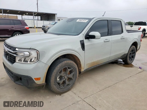 2023 Ford Maverick XL with VIN 3FTTW8F96PRA27035, listed as a Copart auction lot 89401915 with 34,683 mi miles and Salvage title. Bid and sale history available at DreamBid. Image 1.