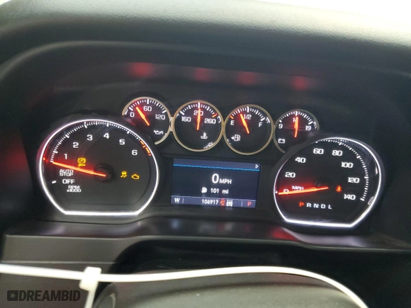 2019 Chevrolet Silverado 1500 LT with VIN 1GCUYDED4KZ296331, listed as a Copart auction lot 49097765 with 106,917 mi miles and Clean Title. Bid and sale history available at carsss.com. Image 9.