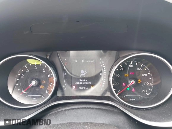 2018 Jeep Compass Latitude with VIN 3C4NJDBB6JT342520, listed as a IAAI auction lot 42464673 with 66,680 mi miles and . Bid and sale history available at DreamBid. Image 7.