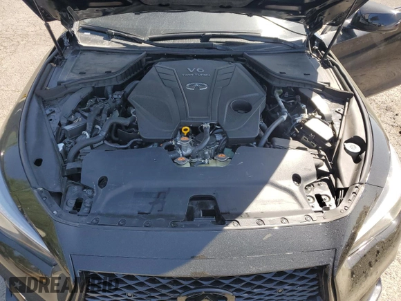 2018 Infiniti Q50 3.0t LUXE with VIN JN1EV7AP7JM361587, listed as a Copart auction lot 55641755 with 23,059 mi miles and Clean Title. Bid and sale history available at carsss.com. Image 11.