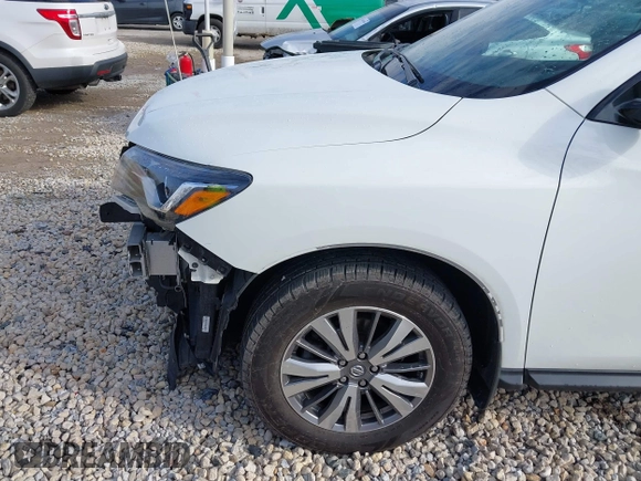 2019 Nissan Pathfinder SV with VIN 5N1DR2MM8KC622441, listed as a IAAI auction lot 41865931 with 80,013 mi miles. Bid and sale history available at carsss.com. Image 18.