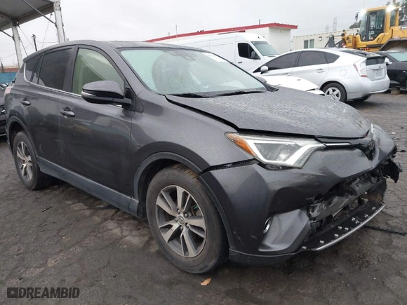 2018 Toyota RAV4 XLE with VIN JTMWFREV4JJ188776, listed as a IAAI auction lot 41525603 with 110,743 mi miles. Bid and sale history available at carsss.com. Image 1.