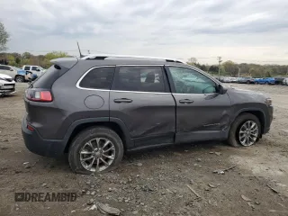 2020 Jeep Cherokee Latitude Plus with VIN 1C4PJMLB2LD594023, listed as a Copart auction lot 52951605 with 61,555 mi miles and Salvage Title. Bid and sale history available at DreamBid. Image 3.