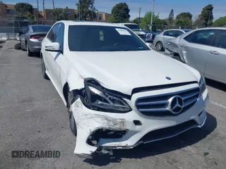 2016 Mercedes-Benz E 350 Sport with VIN WDDHF5KB8GB256243, listed as a IAAI auction lot 41805689 with 95,593 mi miles and . Bid and sale history available at DreamBid. Image 1.