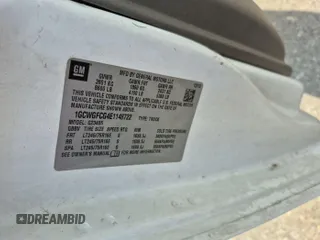 2014 Chevrolet Express Cargo with VIN 1GCWGFCG4E1148722, listed as a IAAI auction lot 42785369 with 188,945 mi miles and . Bid and sale history available at DreamBid. Image 18.