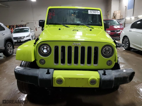 2016 Jeep Wrangler Unlimited 75th Anniversary with VIN 1C4BJWEG4GL290038, listed as a Copart auction lot 49796915 with 102,743 mi miles and Salvage Title. Bid and sale history available at carsss.com. Image 5.