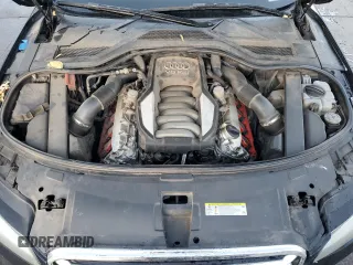 2012 Audi A8 L with VIN WAURVAFDXCN017238, listed as a Copart auction lot 52631965 with 138,162 mi miles and Salvage Title. Bid and sale history available at carsss.com. Image 11.