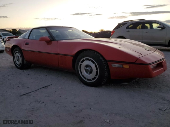 1987 Chevrolet Corvette with VIN 1G1YY2189H5109592, listed as a Copart auction lot 86312374 with 91,261 mi miles and Clean Title. Bid and sale history available at carsss.com. Image 4.