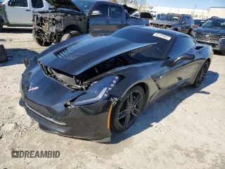 2018 Chevrolet Corvette 1LT with VIN 1G1YB2D72J5101599, listed as a Copart auction lot 46104905 with 22,524 mi miles and Salvage Title. Bid and sale history available at carsss.com. Image 1.