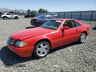 2000 Mercedes-Benz SL 500 with VIN WDBFA68F9YF190276, listed as a Copart auction lot 63057725 with Not provided miles and Salvage title. Bid and sale history available at DreamBid. Image 1.