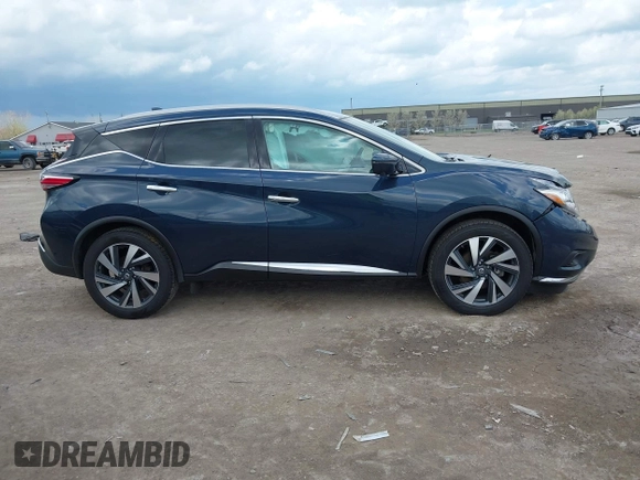 2018 Nissan Murano Platinum with VIN 5N1AZ2MH9JN192329, listed as a IAAI auction lot 42084760 with 58,936 mi miles and . Bid and sale history available at carsss.com. Image 13.