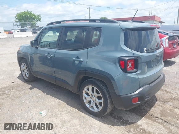 2017 Jeep Renegade Latitude with VIN ZACCJABB4HPF76064, listed as a IAAI auction lot 42525583 with 115,970 mi miles and . Bid and sale history available at DreamBid. Image 3.