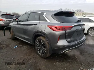 2021 Infiniti QX50 LUXE with VIN 3PCAJ5BB4MF125085, listed as a Copart auction lot 72812592 with 13,373 mi miles. Bid and sale history available at carsss.com. Image 2.